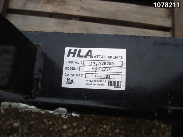 Attachments  HLA LD35KULA480 Pallet Fork Photo