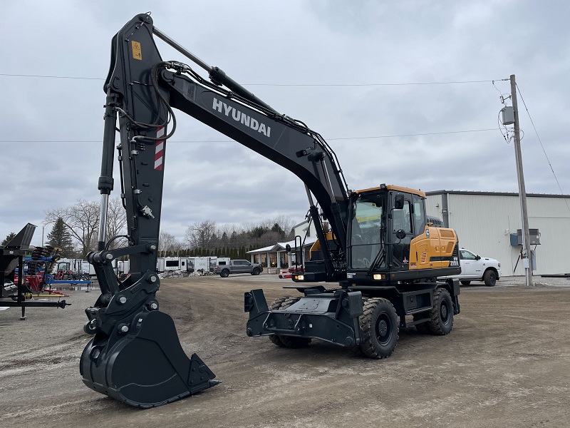 Landscape & Construction  We Finance All Types of Credit! - 2023 HYUNDAI HW210A WHEELED EXCAVATOR Photo