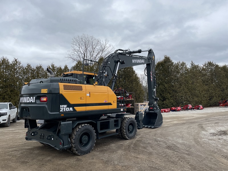 Landscape & Construction  We Finance All Types of Credit! - 2023 HYUNDAI HW210A WHEELED EXCAVATOR Photo