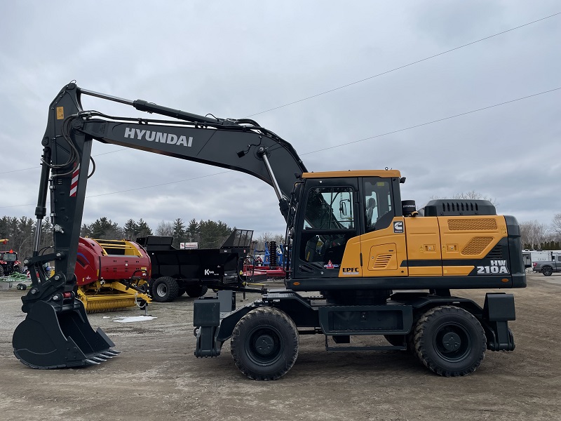 We Finance All Types of Credit! - 2023 HYUNDAI HW210A WHEELED EXCAVATOR