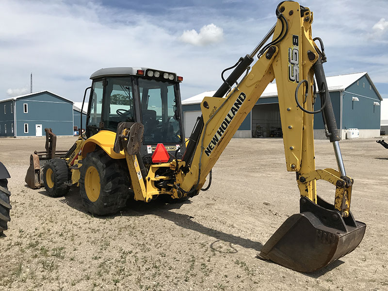 Landscape & Construction  We Finance All Types of Credit! - 2008 NEW HOLLAND B95 TRACTOR LOADER BACKHOE Photo