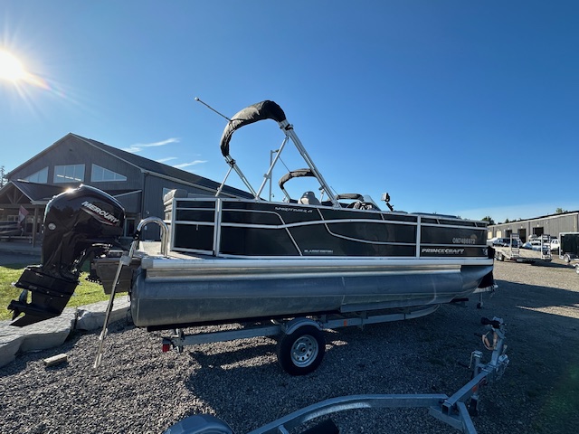 Princecraft Boats  2021 Princecraft Sportfisher 21'-2S Pontoon Boat ( Black ) Photo