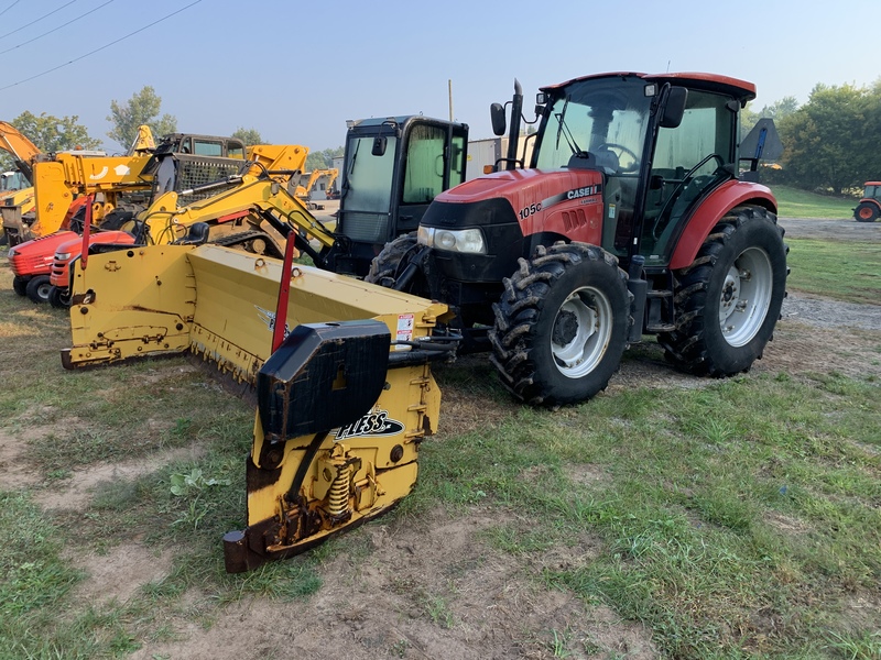 Landscape & Construction  We Finance All Types of Credit! - 2015 Case 105C Tractor with Metal Pless Plow Photo