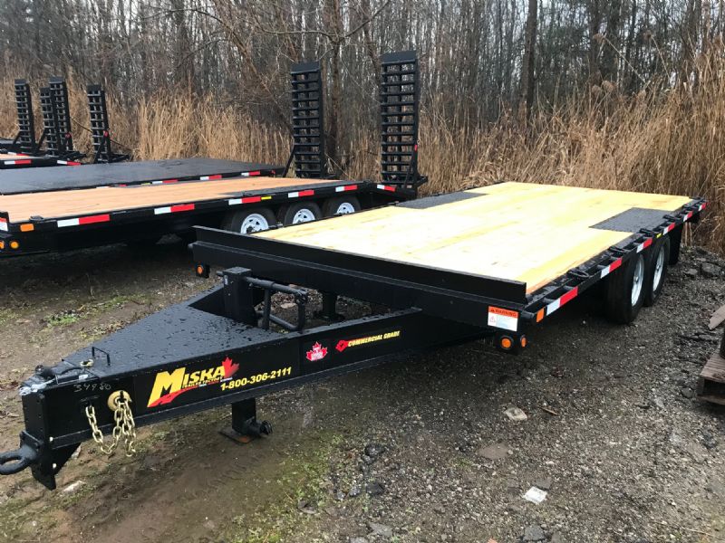 2025 Miska 7 Ton Flatbed Trailer 