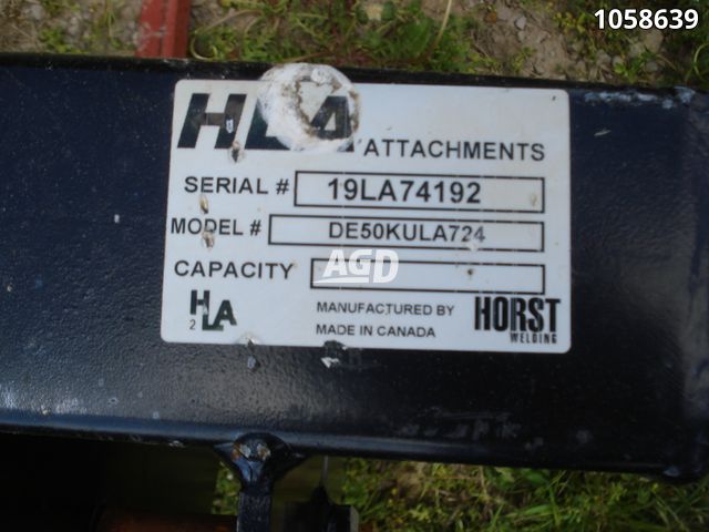 Attachments  HLA DE50KULA724 Bale Spear Photo