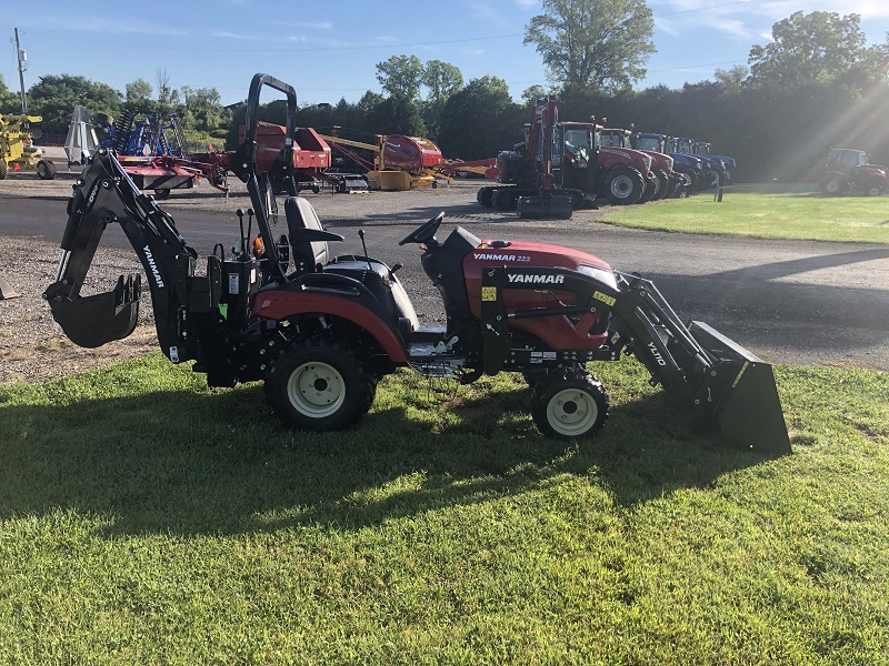 2022 YANMAR SA223 TRACTOR WITH LOADER AND BACKHOE