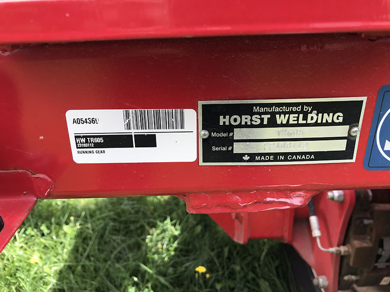 2023 HORST TR605 TRAILER RUNNING GEAR