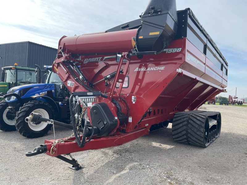 2024 BRENT 1598 DUAL-AUGER GRAIN CART (RED)