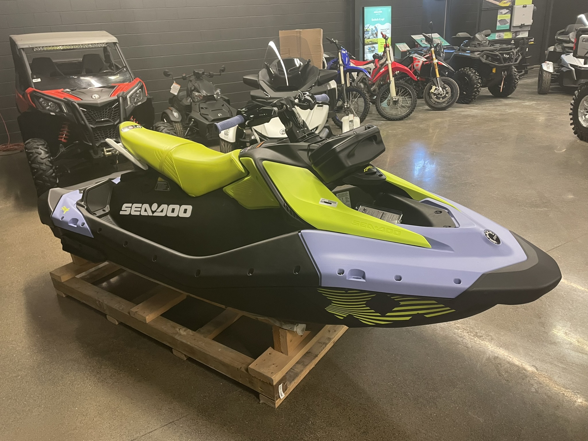 Delta Power Brp 2024 Sea Doo Spark Trixx 3up Personal Watercraft With Audio 5285