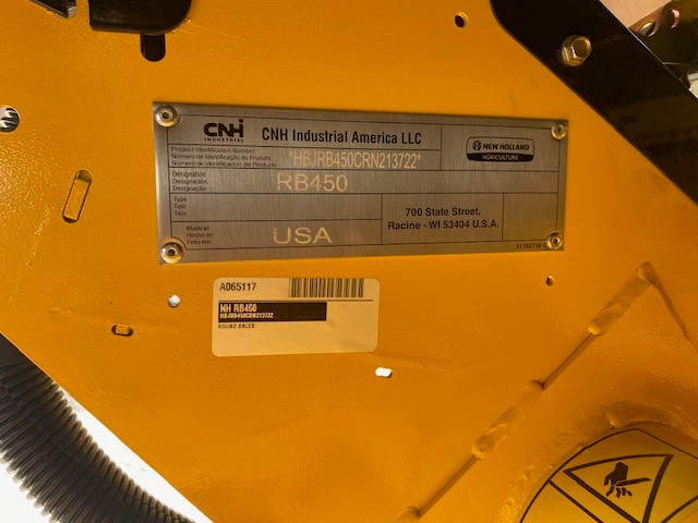 2024 NEW HOLLAND ROLL-BELT 450 ROUND BALER