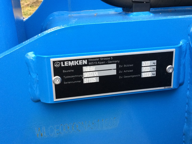 2023 LEMKEN HELIODOR9 6M COMPACT DISC HARROW