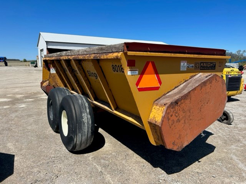 1998 KNIGHT 8018 PRO TWIN SLINGER MANURE SPREADER