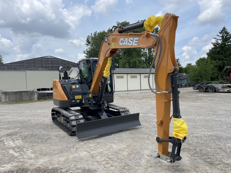 2023 CASE CX80C MIDI EXCAVATOR WITH DOZER