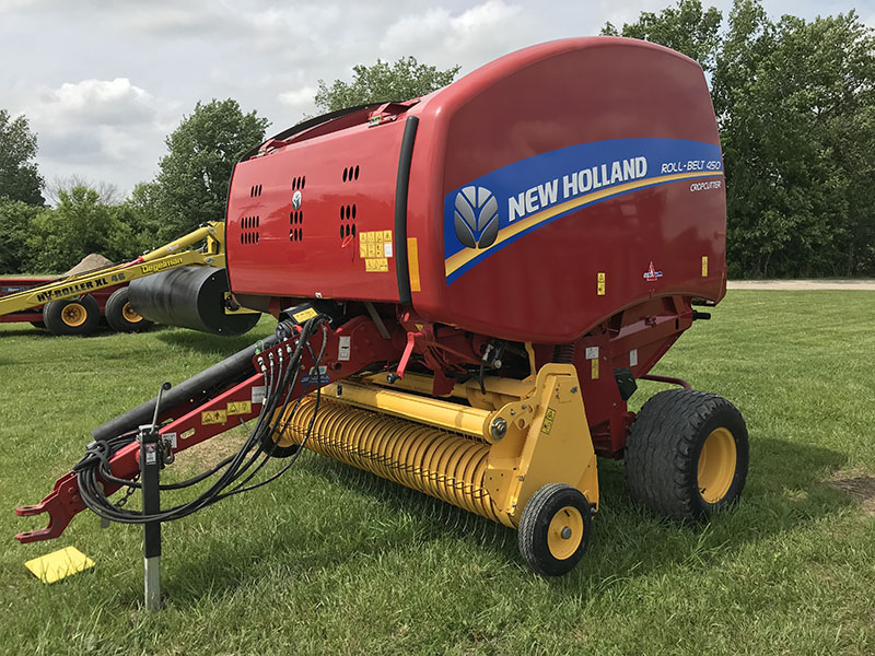 2016 NEW HOLLAND ROLLBELT450 4 X 5 CROPCUTTER ROUND BALER