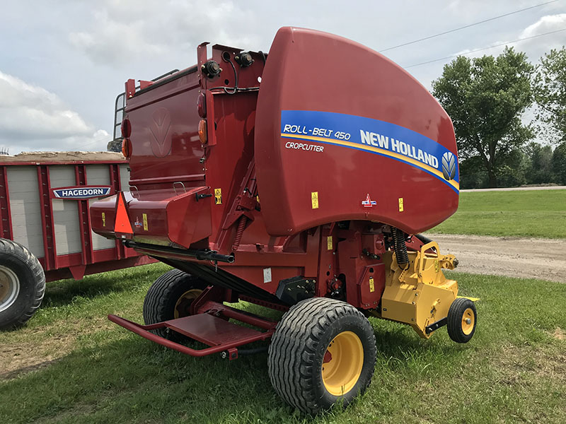 2016 NEW HOLLAND ROLLBELT450 4 X 5 CROPCUTTER ROUND BALER