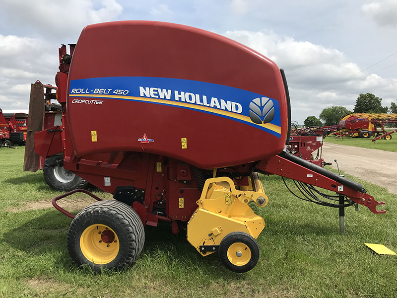 2016 NEW HOLLAND ROLLBELT450 4 X 5 CROPCUTTER ROUND BALER