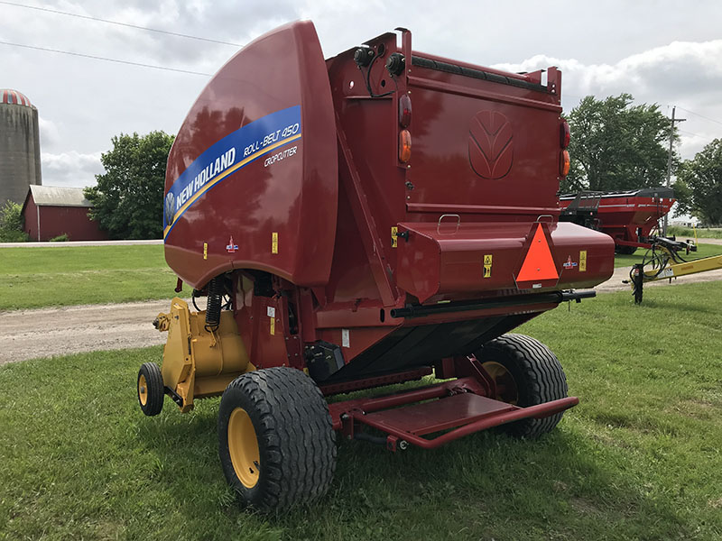 2016 NEW HOLLAND ROLLBELT450 4 X 5 CROPCUTTER ROUND BALER