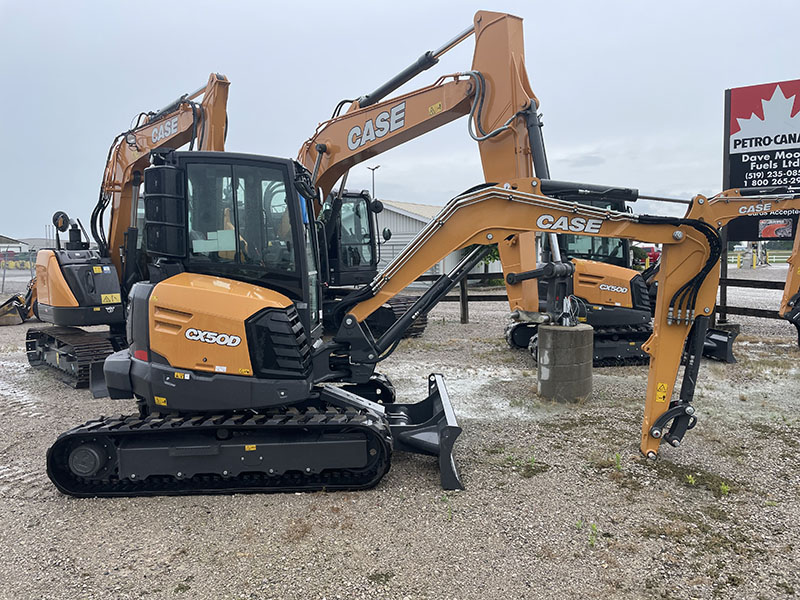 2024 CASE CX50D MINI EXCAVATOR