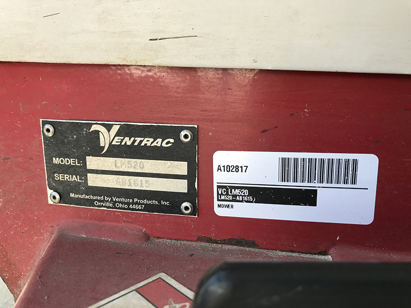 2006 VENTRAC LM520 FINISHING MOWER