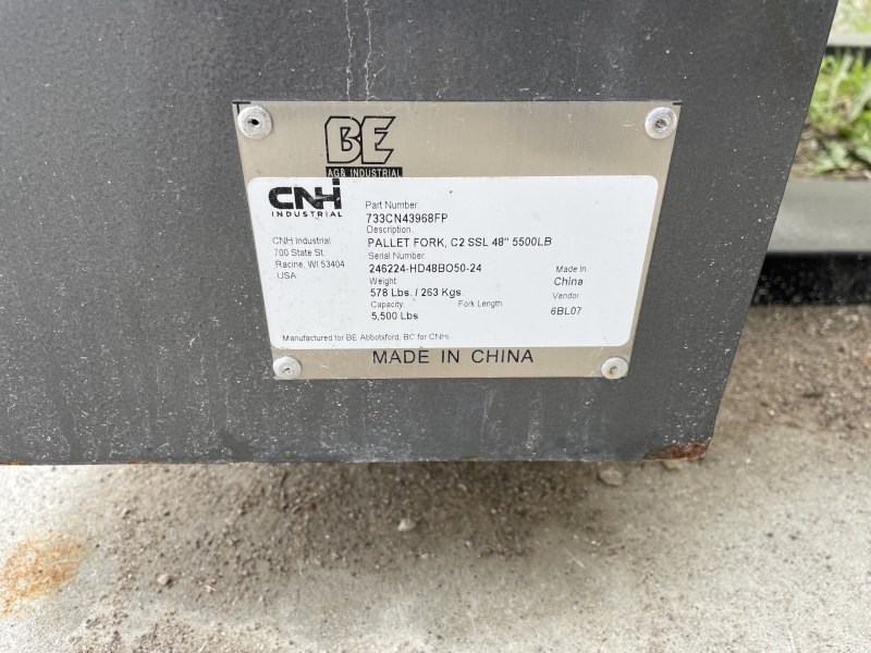 2024 CNH 5500 POUND PALLET FORK