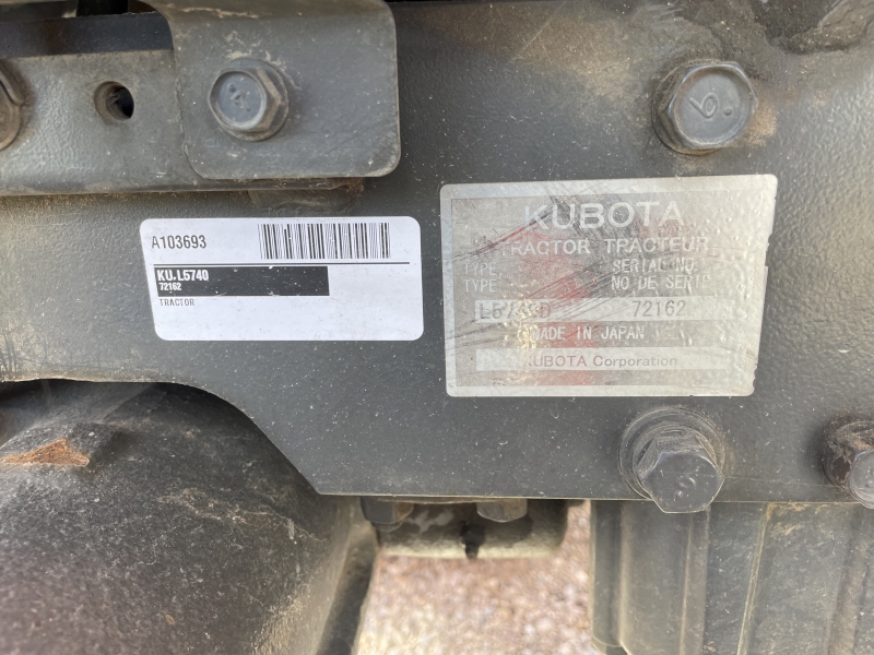 2012 KUBOTA L5740 TRACTOR