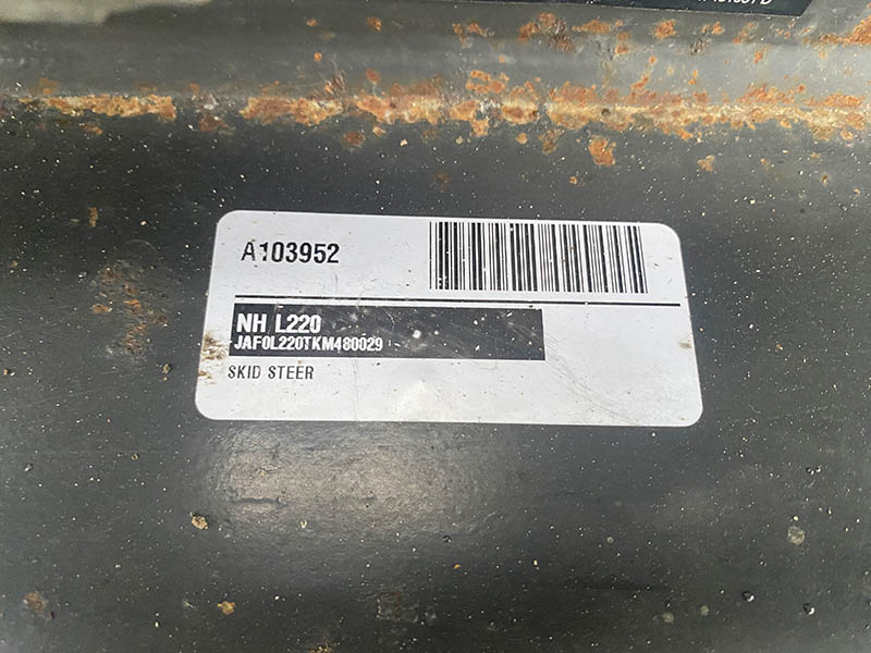 2019 NEW HOLLAND L220 T4B REGULATED SKID STEER