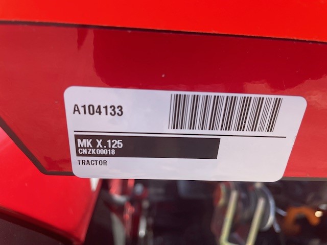 2017 MCCORMICK X1.25 COMPACT TRACTOR