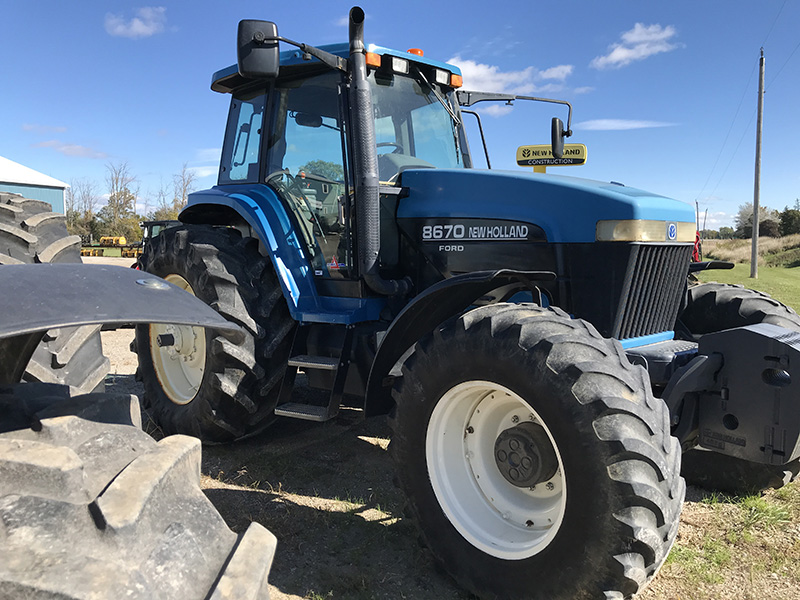 Delta Power Equipment | 1997 NEW HOLLAND FORD 8670 TRACTOR