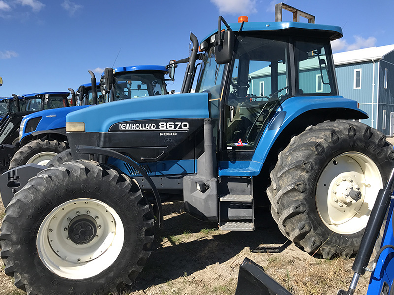 1997 NEW HOLLAND FORD 8670 TRACTOR