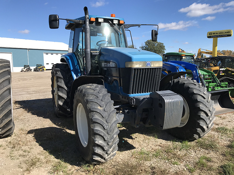 1997 NEW HOLLAND FORD 8670 TRACTOR