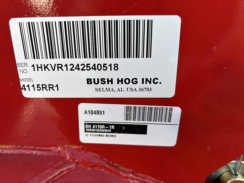 2024 BUSH HOG 4415R-R1 ROTARY CUTTER