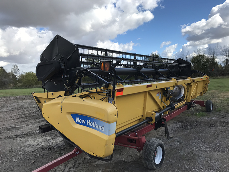 1998 NEW HOLLAND TR98 COMBINE WITH FLEX HEAD