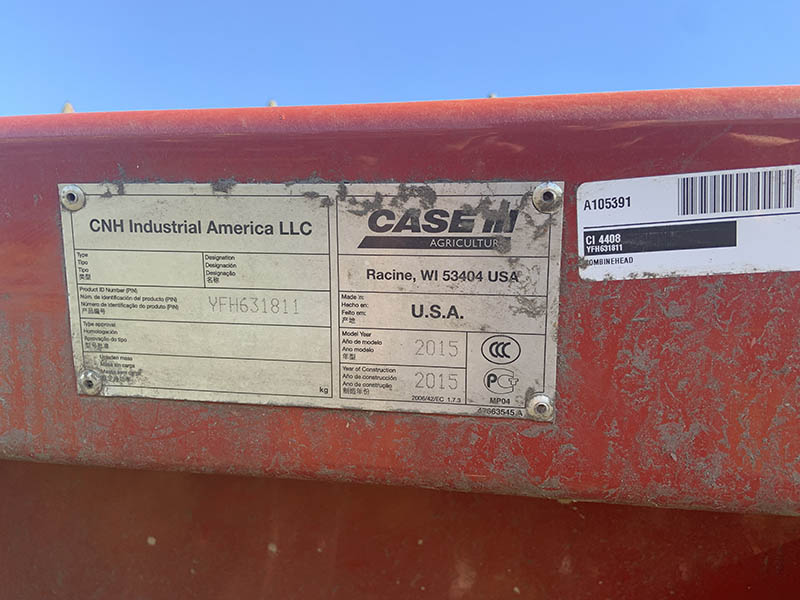 2014 CASE IH 4408 CORN HEAD