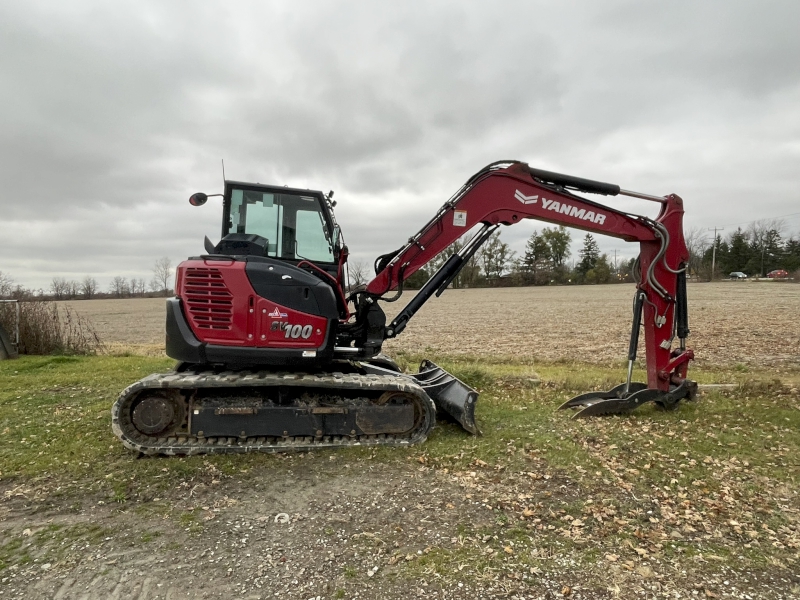 2021 YANMAR SV100-2A MINI EXCAVATOR