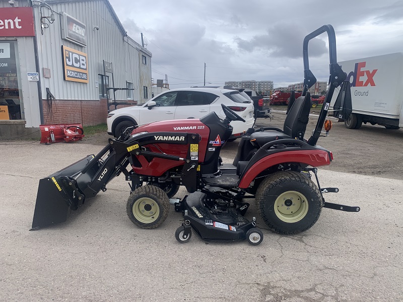 2025 YANMAR SA223 TRACTOR WITH LOADER AND MOWER