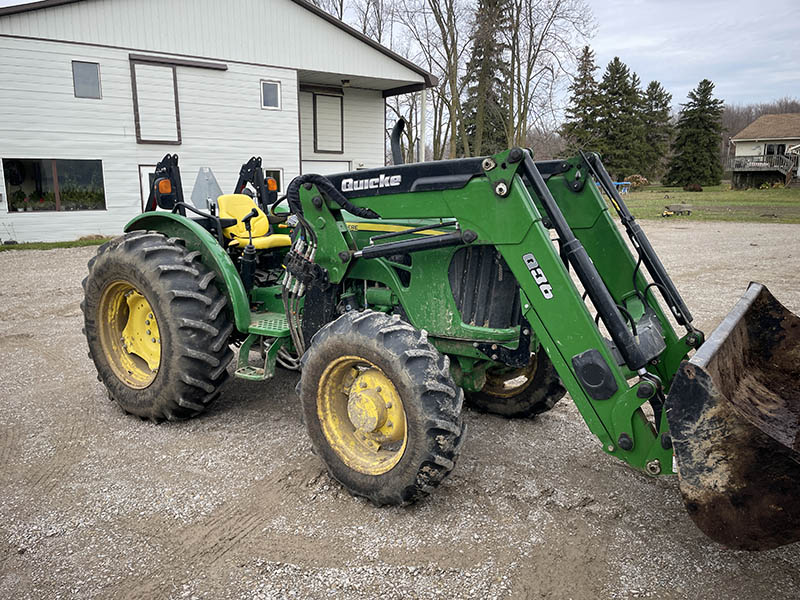 2012 JOHN DEERE 5083E TRACTOR WITH LOADER