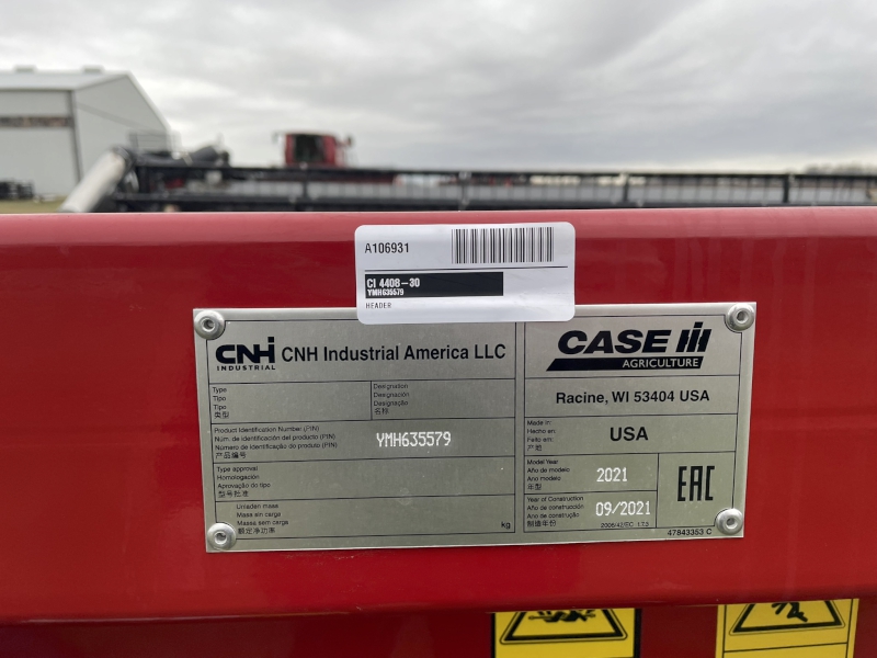 2021 CASE IH 4408-30 CORN HEAD