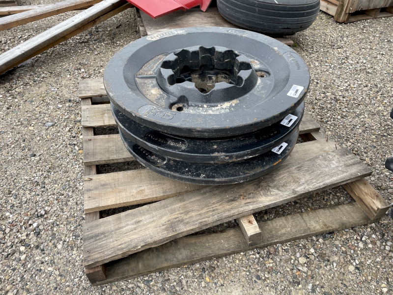 2021 NEW HOLLAND 200KG REAR WHEEL WEIGHTS X3