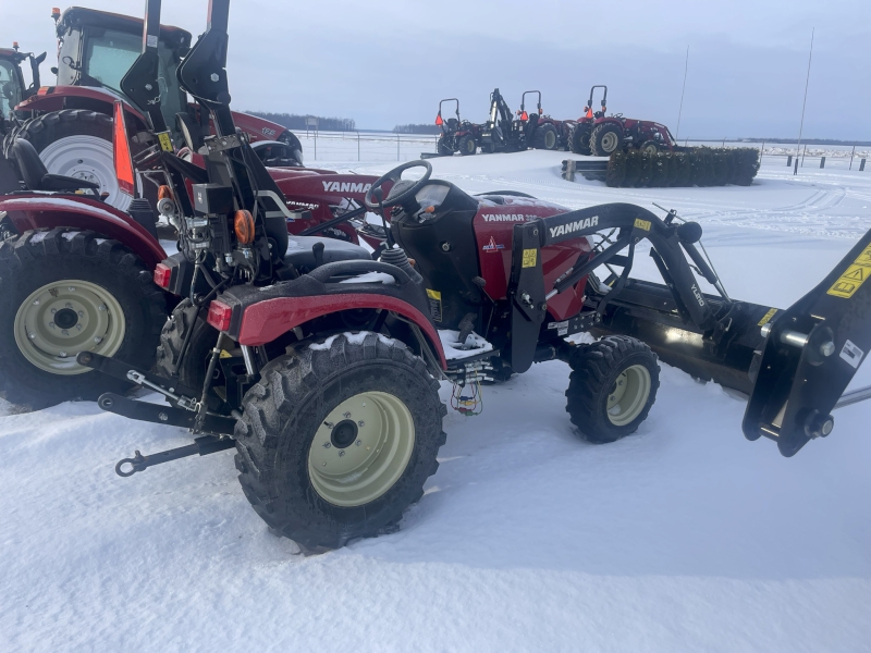 2022 YANMAR SA325 TRACTOR WITH MOWER AND LOADER