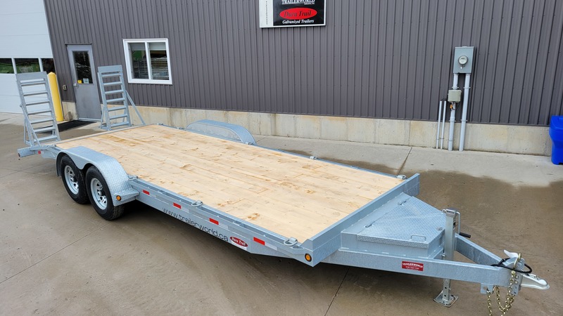 22ft 7 Ton Galvanized Heavy Equipment Trailer