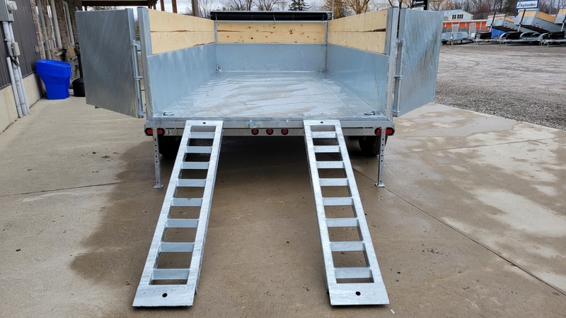 Hydraulic Dump  6.5x12 7 Ton Galvanized Dump Trailer - Built in Brantford ON Photo