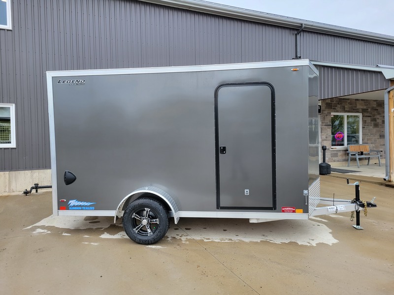 Enclosed Trailers  Aluminum Cargo Trailers - In Stock Photo