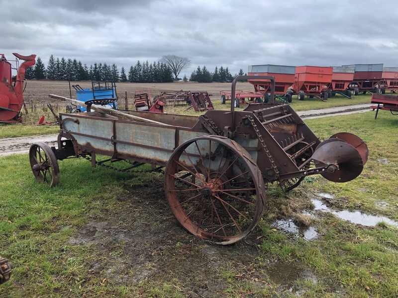 Manure Equipment  International Manure Spreader - Triple Beaters - Horse Drawn Photo