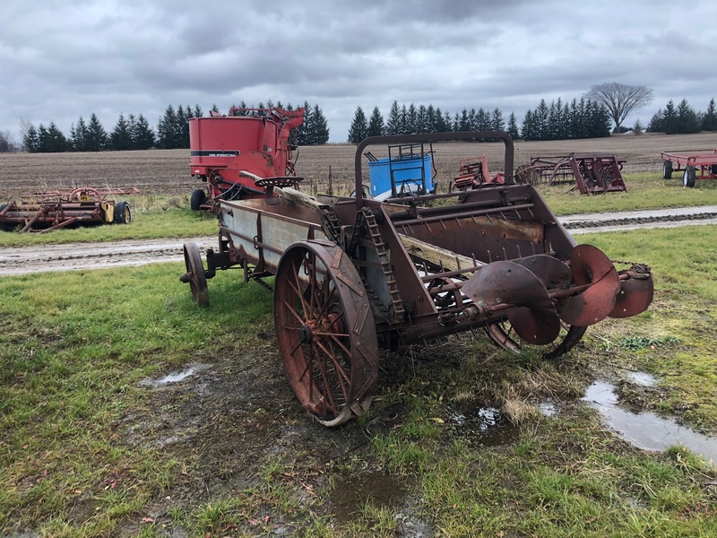 Manure Equipment  International Manure Spreader - Triple Beaters - Horse Drawn Photo