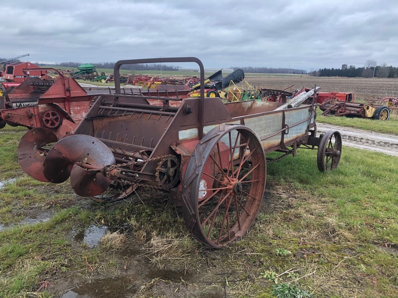 Manure Equipment  International Manure Spreader - Triple Beaters - Horse Drawn Photo