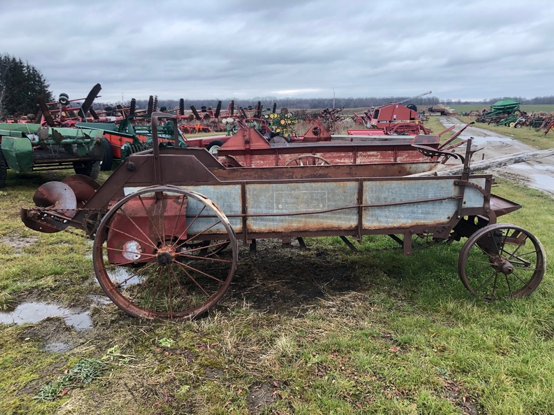 Manure Equipment  International Manure Spreader - Triple Beaters - Horse Drawn Photo