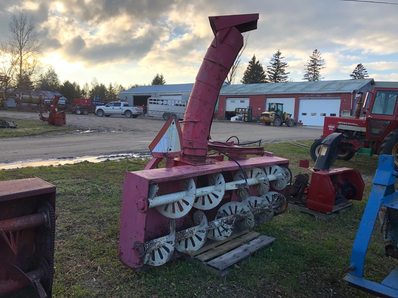 Snow Removal  McKee Bros 7ft Snow Blower - Double Auger with Hydraulic Chute Photo