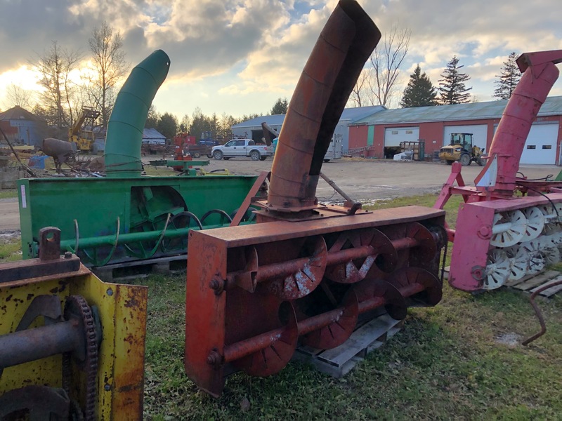 Snow Removal  McKee Bros 6ft Snow Blower - Manual Chute and Double Auger Photo