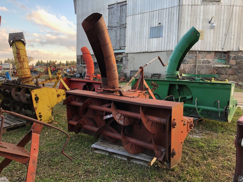 Snow Removal  McKee Bros 6ft Snow Blower - Manual Chute and Double Auger Photo