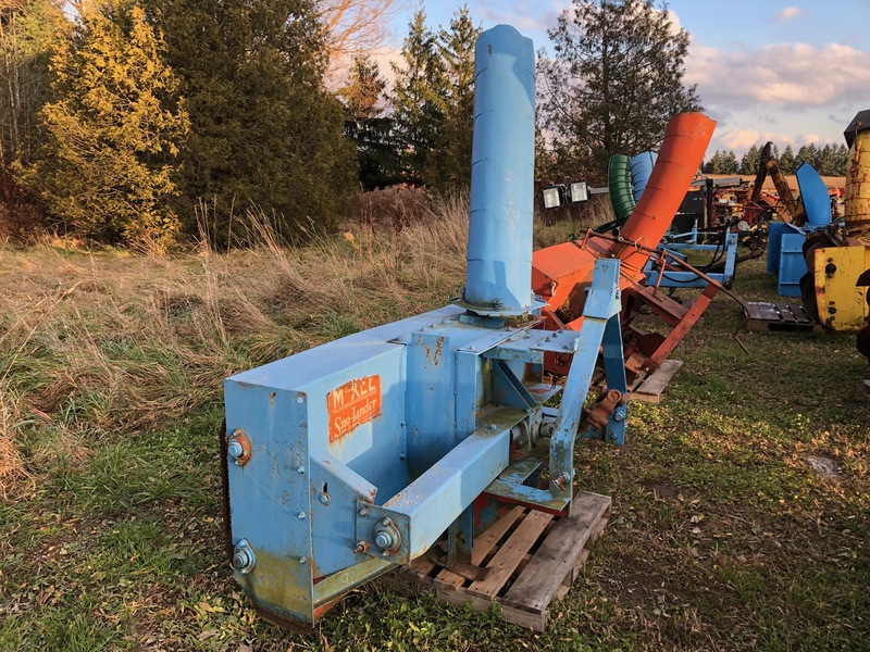 McKee Bros 6ft Snow Blower - Manual Chute with Double Auger